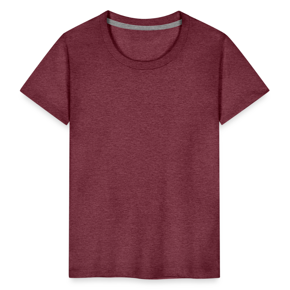 T-shirt Premium Ado - rouge bordeaux chiné
