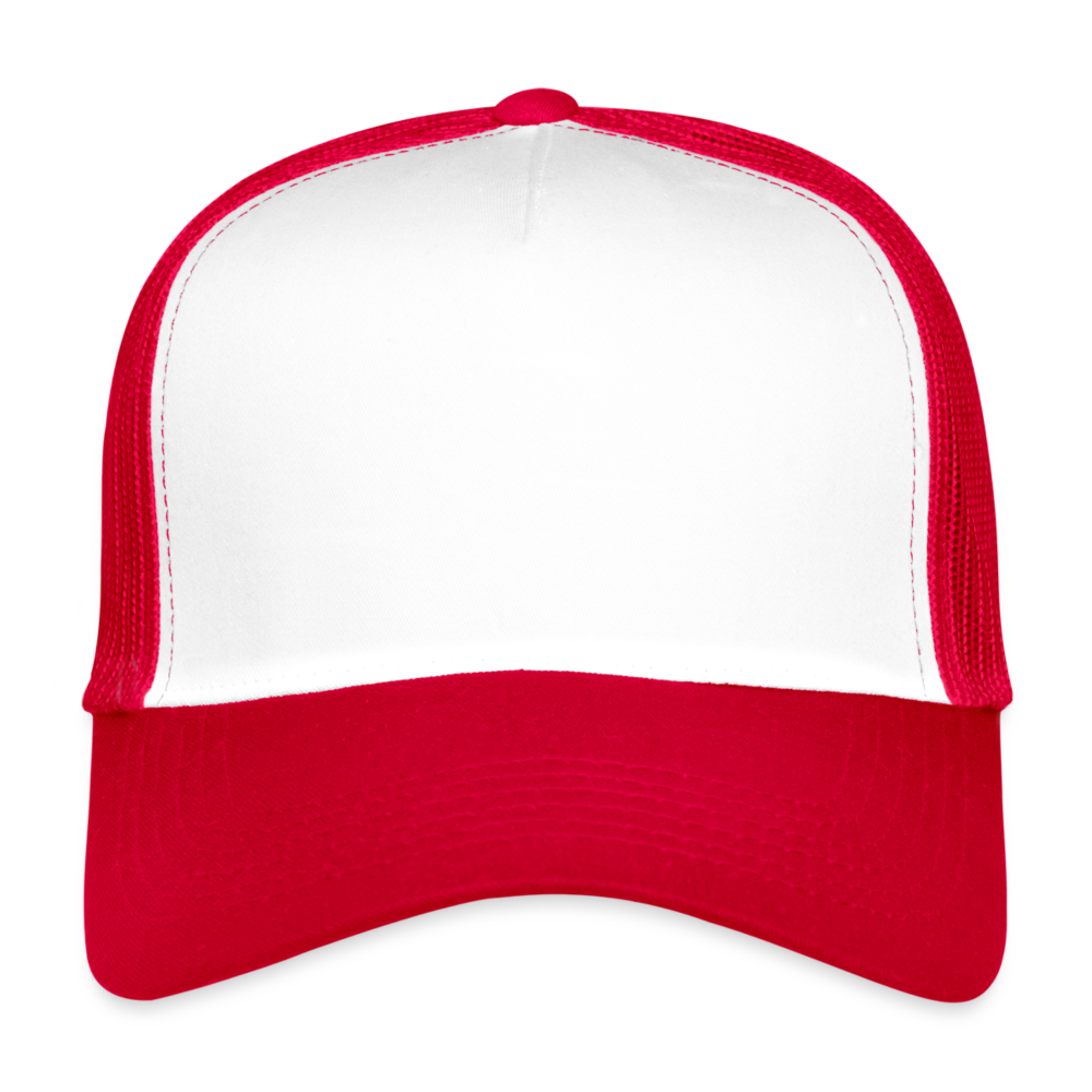 Trucker Cap - blanc/rouge