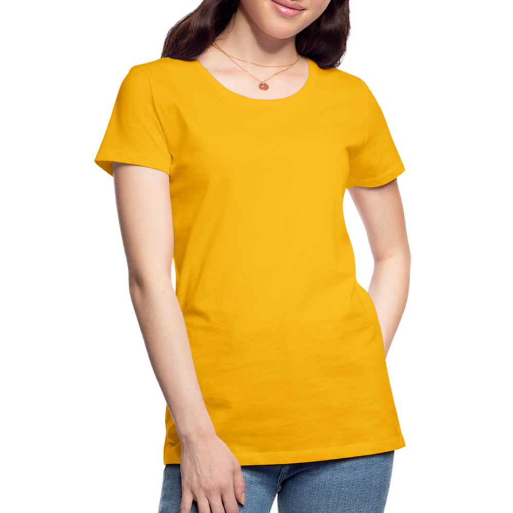 T-shirt Premium Femme - jaune soleil