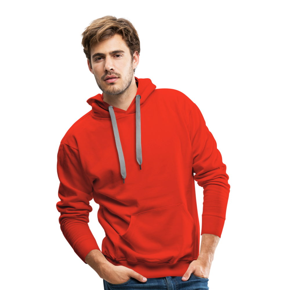 Sweat-shirt à capuche Premium pour hommes - rouge