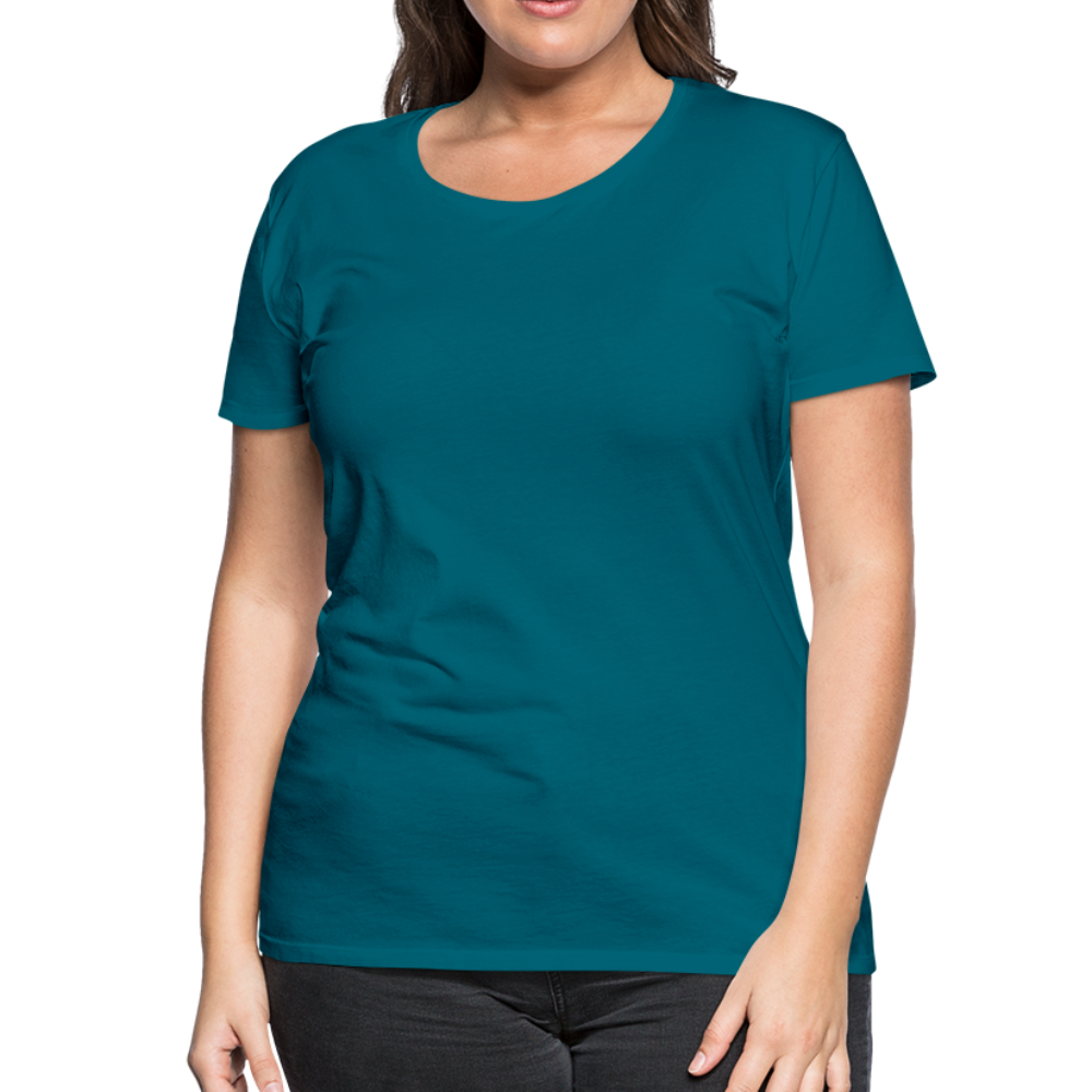 T-shirt Premium Femme - bleu diva