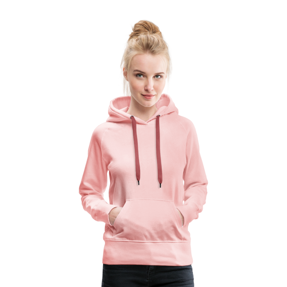 Sweat-shirt à capuche Premium pour femmes - rose cristal