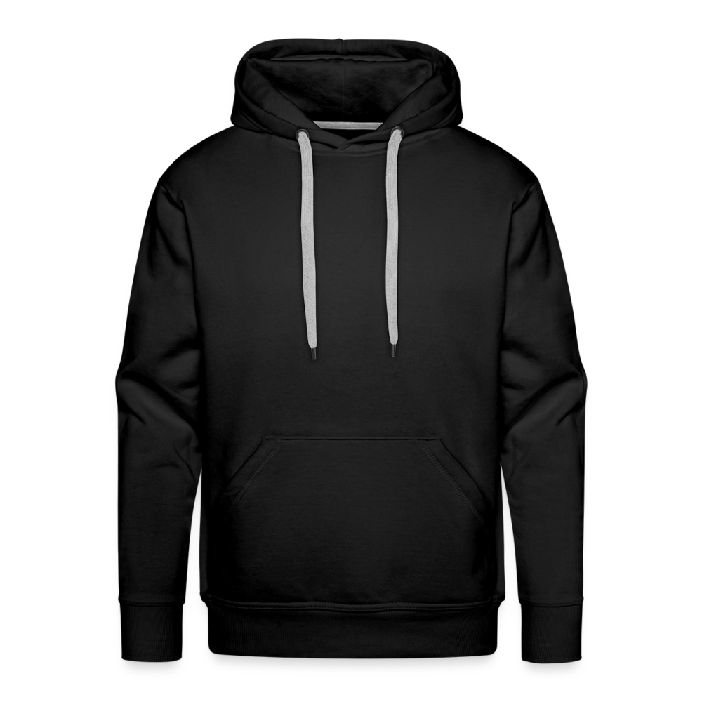 Sweat-shirt à capuche Premium pour hommes - noir