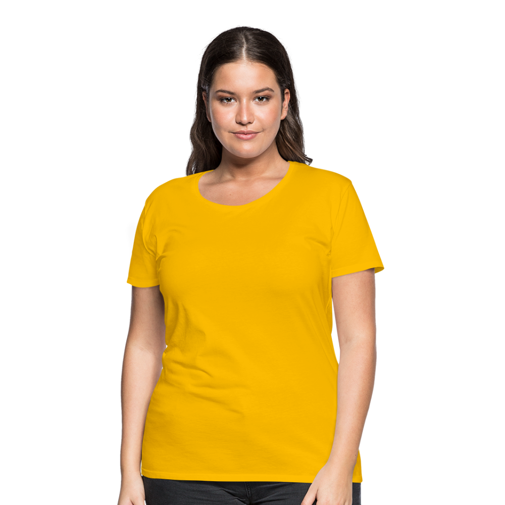 T-shirt Premium Femme - jaune soleil