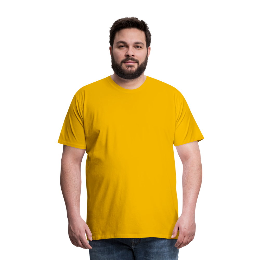 T-shirt Premium Homme - jaune soleil