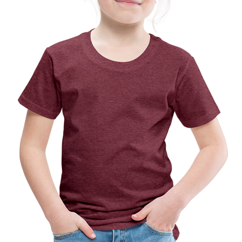 T-shirt Premium Enfant - rouge bordeaux chiné