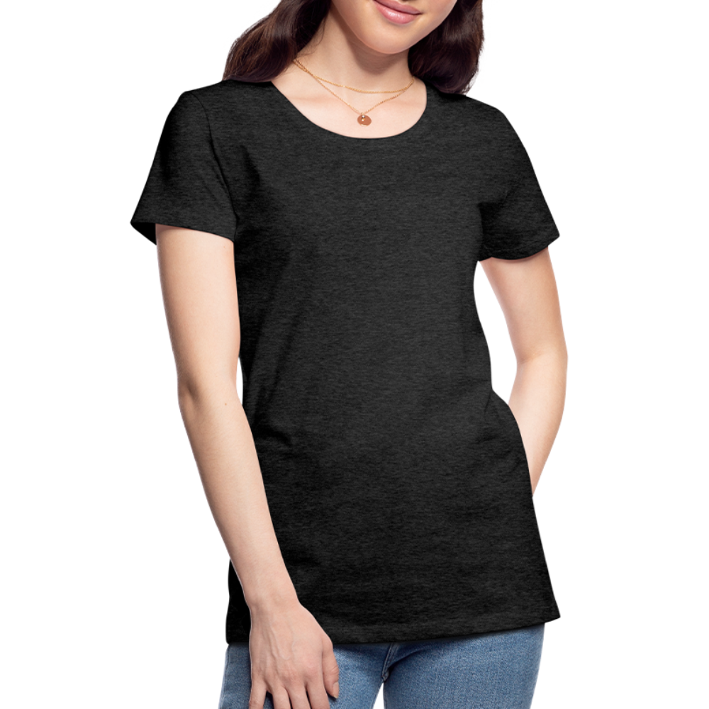 T-shirt Premium Femme - charbon