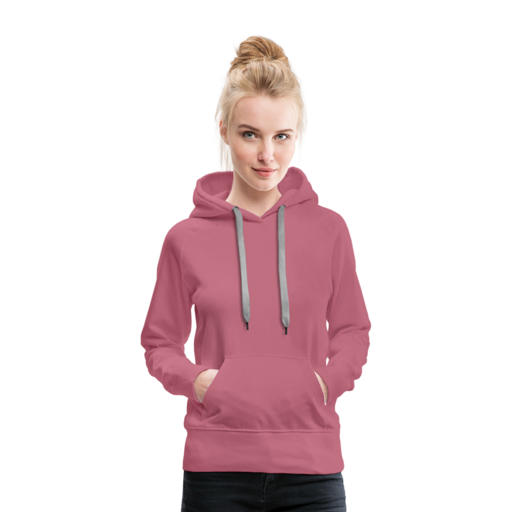 Sweat-shirt à capuche Premium pour femmes - mauve