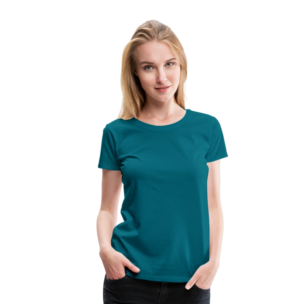 T-shirt Premium Femme - bleu diva