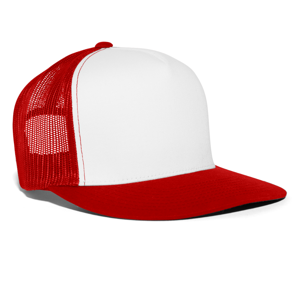 Trucker Cap - blanc/rouge