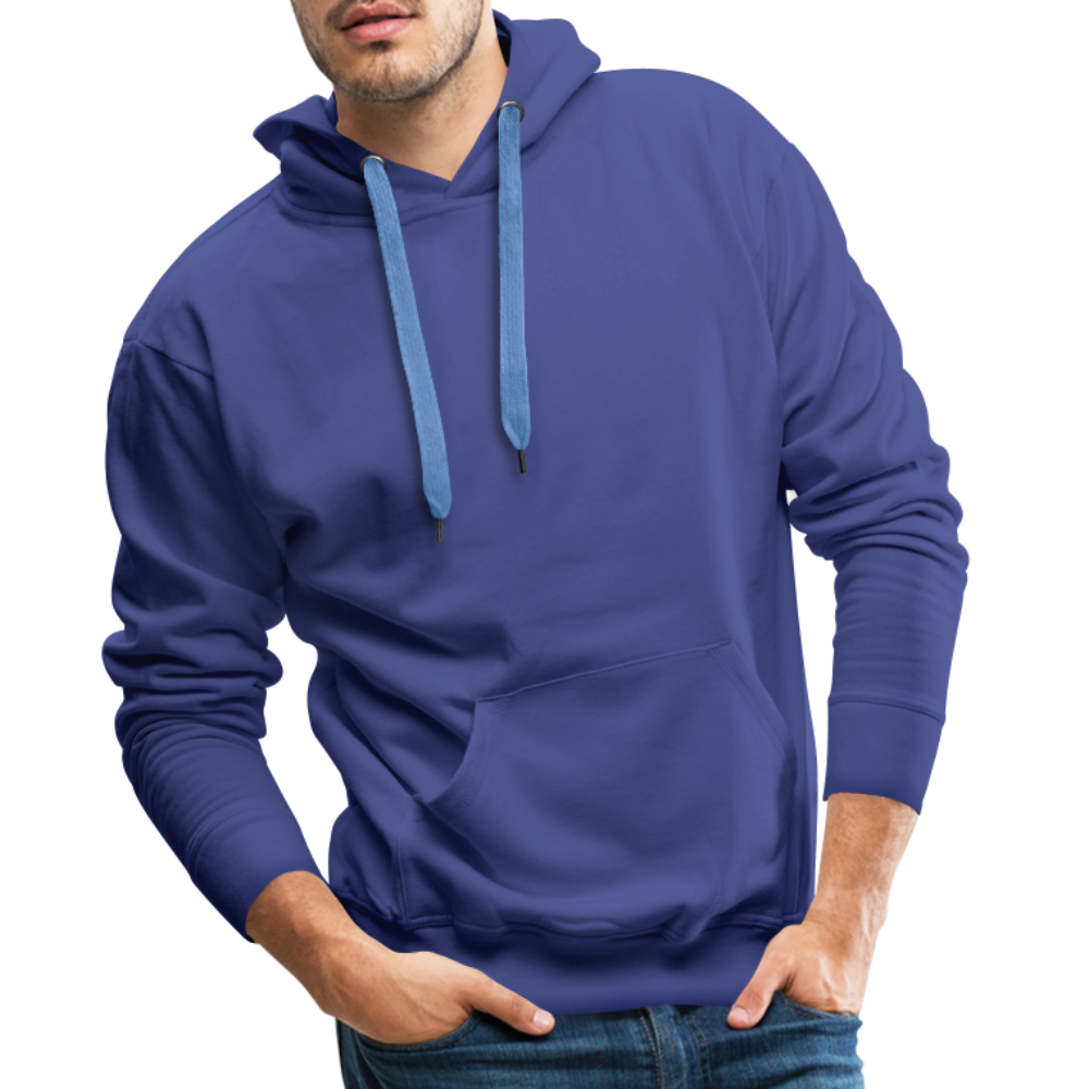 Sweat-shirt à capuche Premium pour hommes - bleu royal