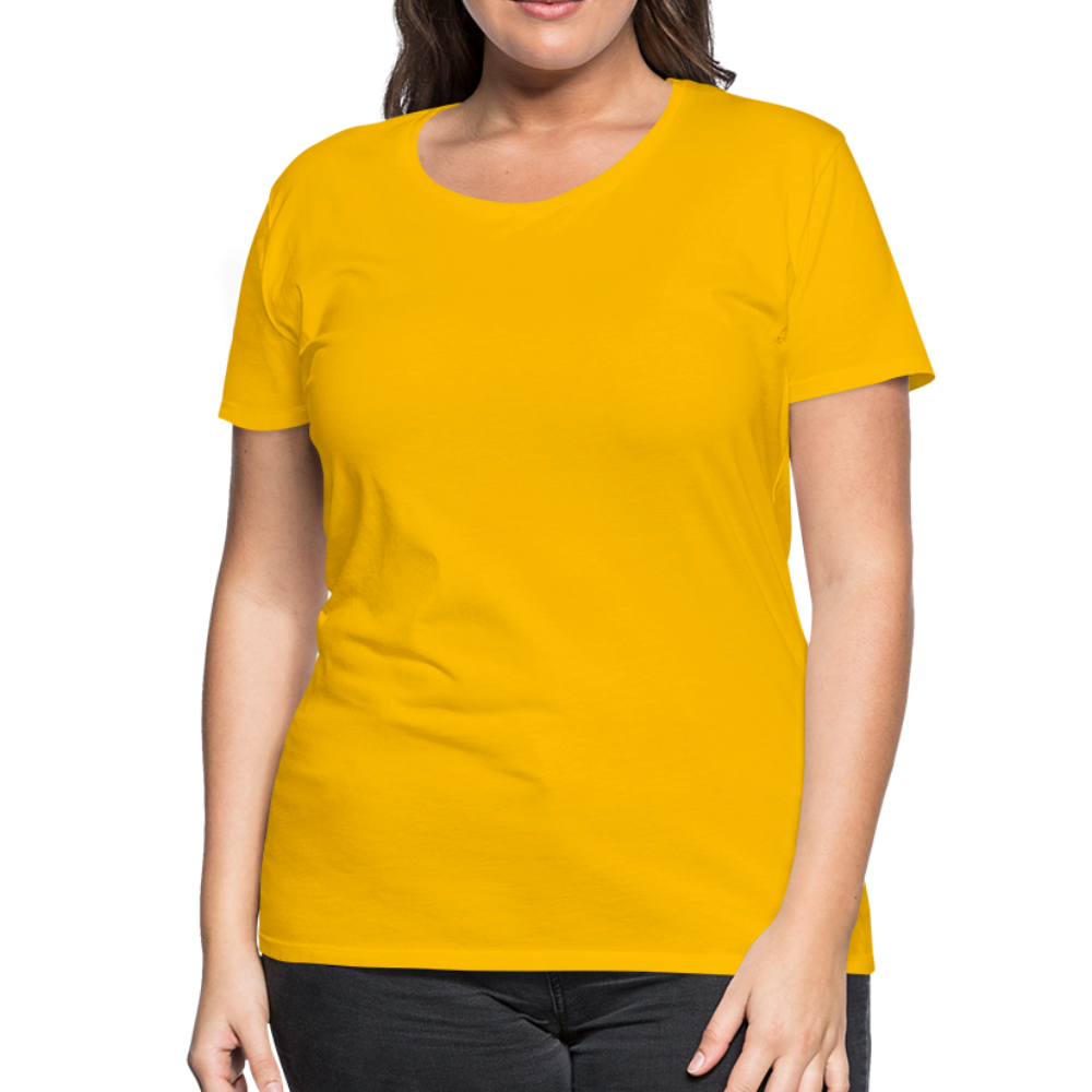 T-shirt Premium Femme - jaune soleil