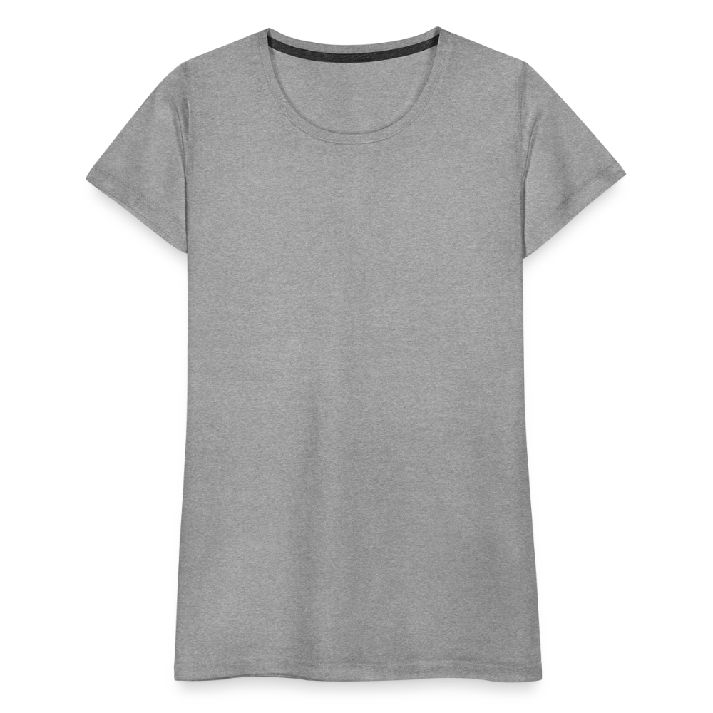 T-shirt Premium Femme - gris chiné