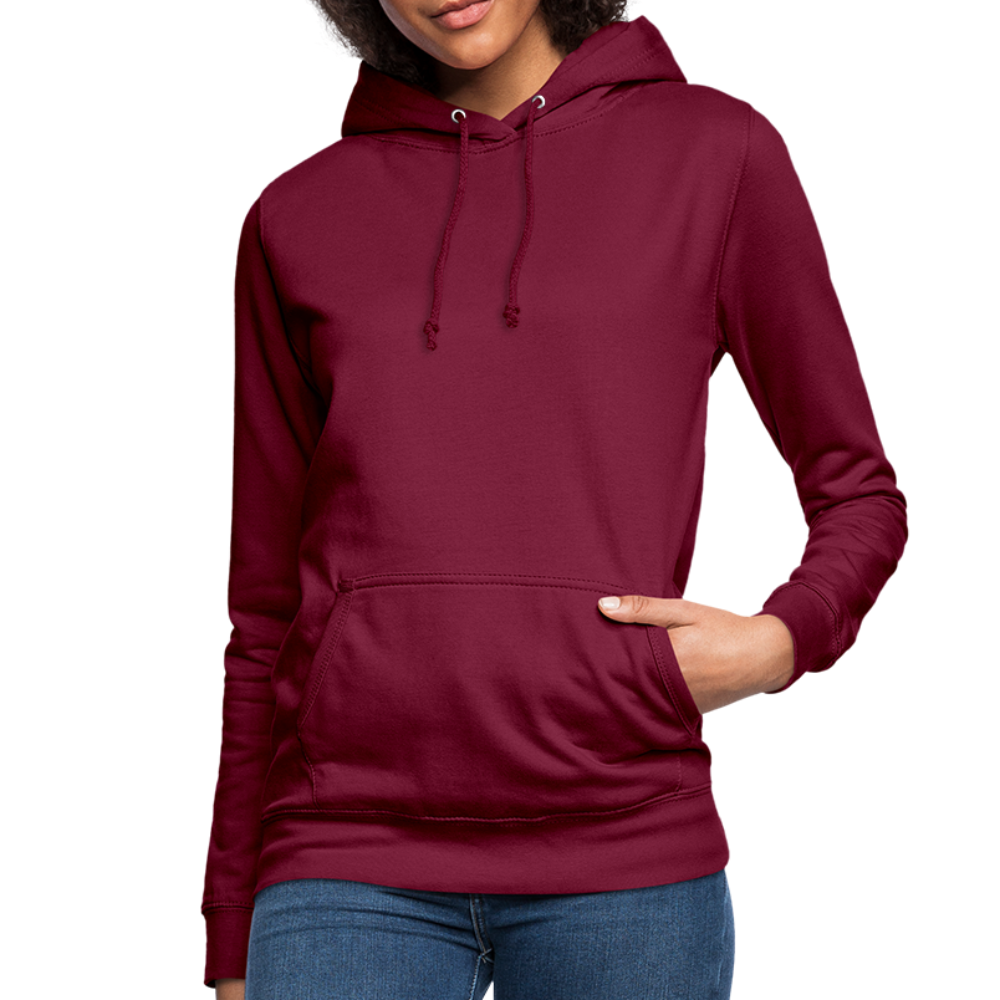 Sweat à capuche Femme - bordeaux