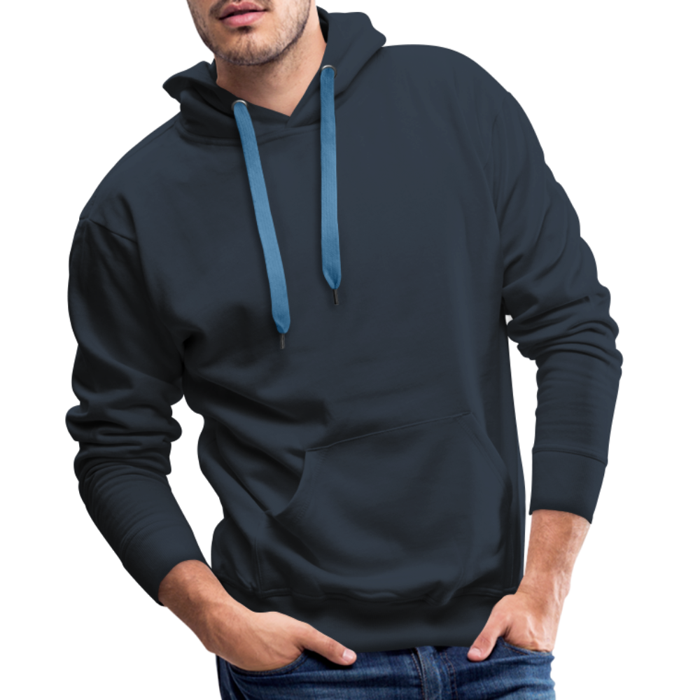 Sweat-shirt à capuche Premium pour hommes - marine