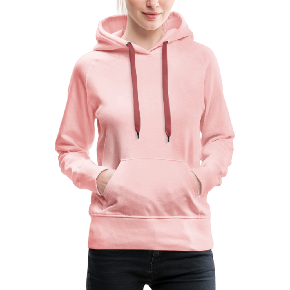 Sweat-shirt à capuche Premium pour femmes - rose cristal