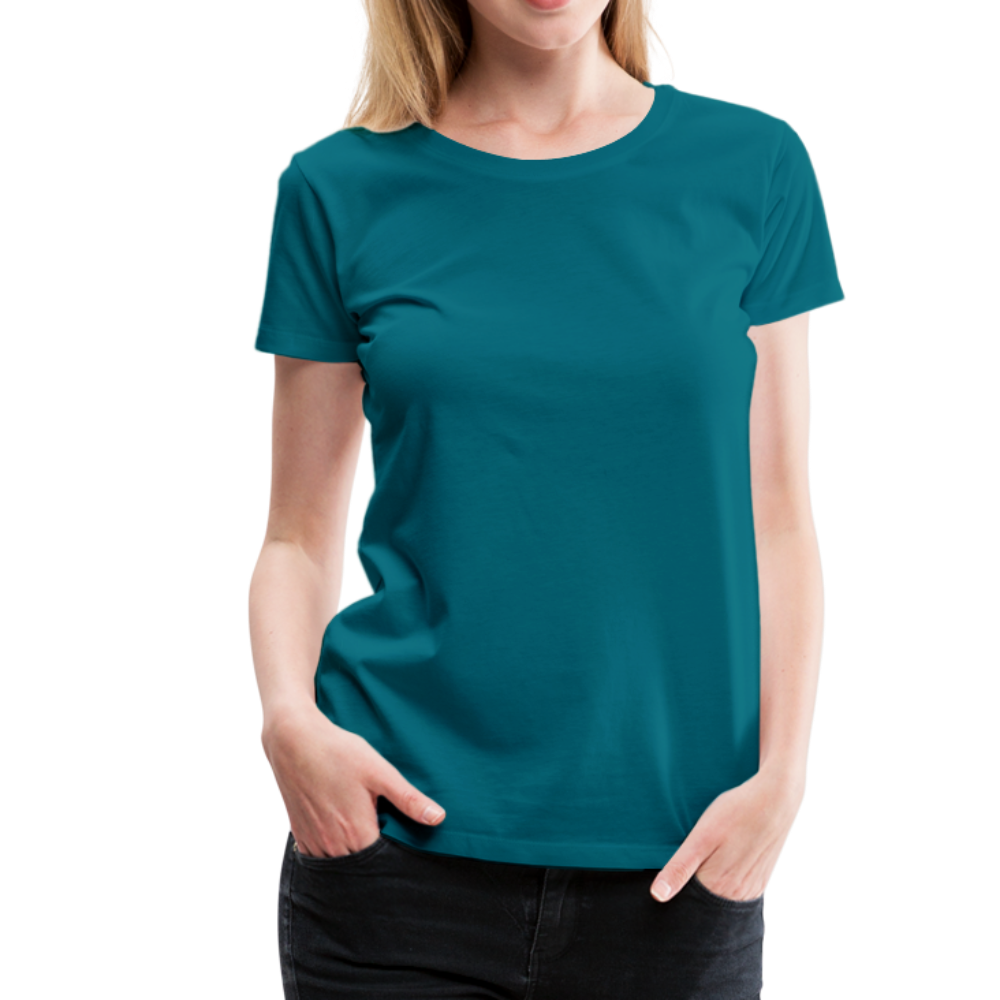 T-shirt Premium Femme - bleu diva