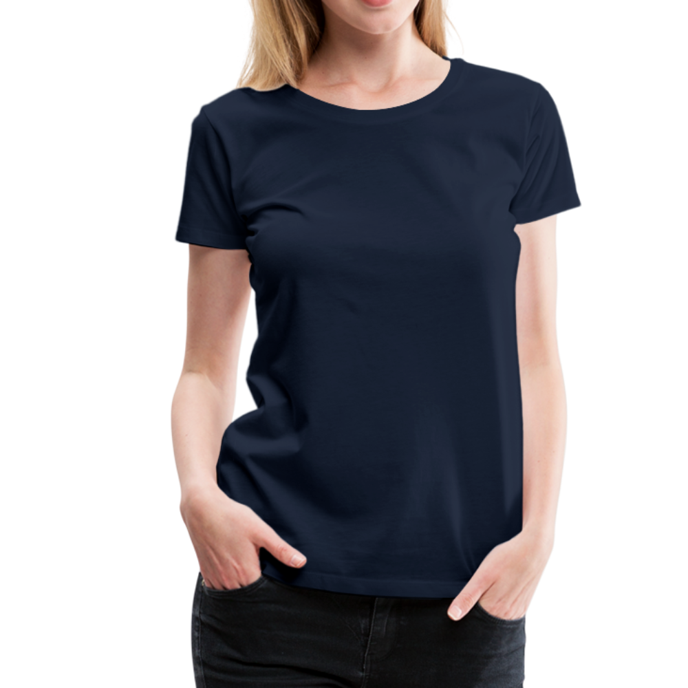 T-shirt Premium Femme - bleu marine