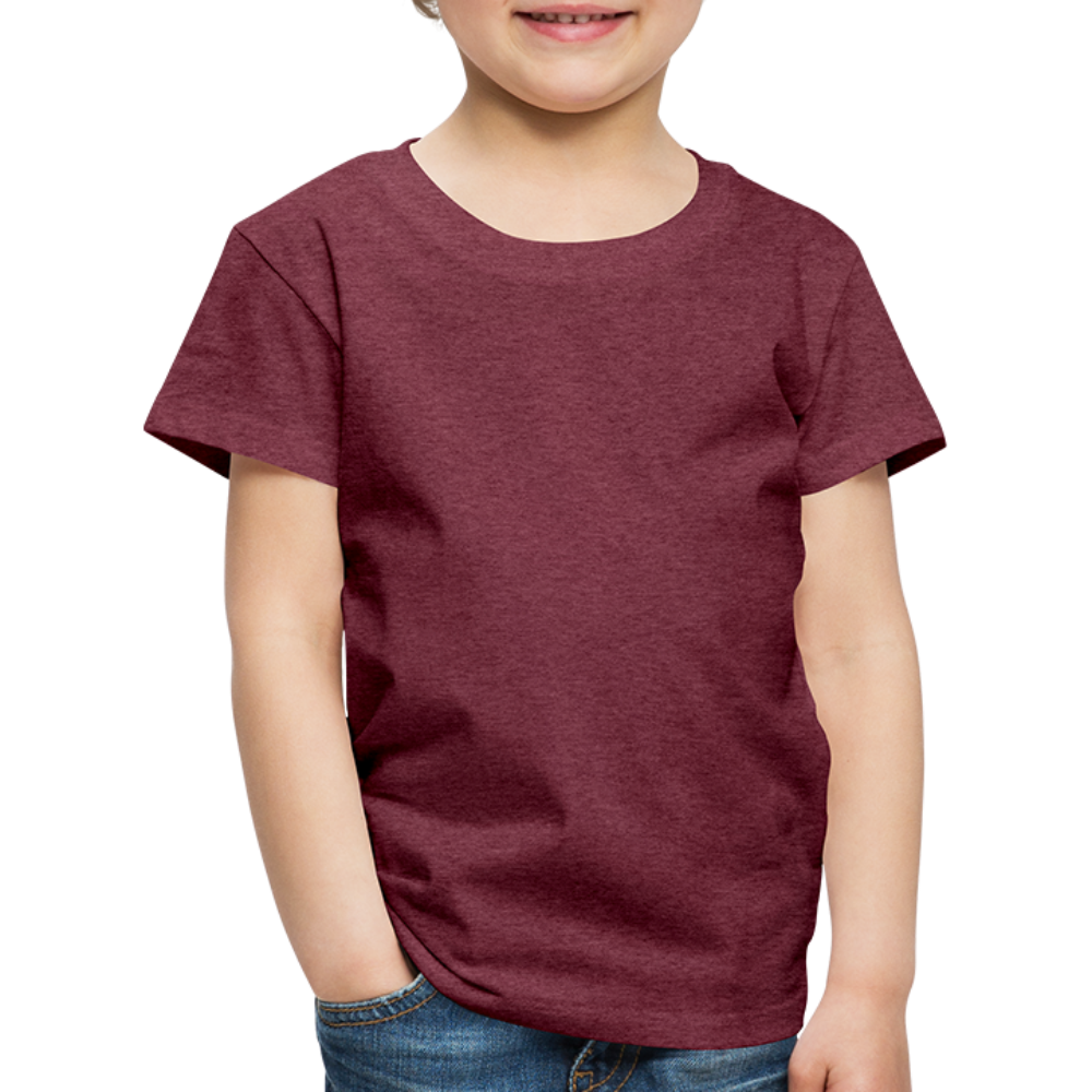 T-shirt Premium Enfant - rouge bordeaux chiné