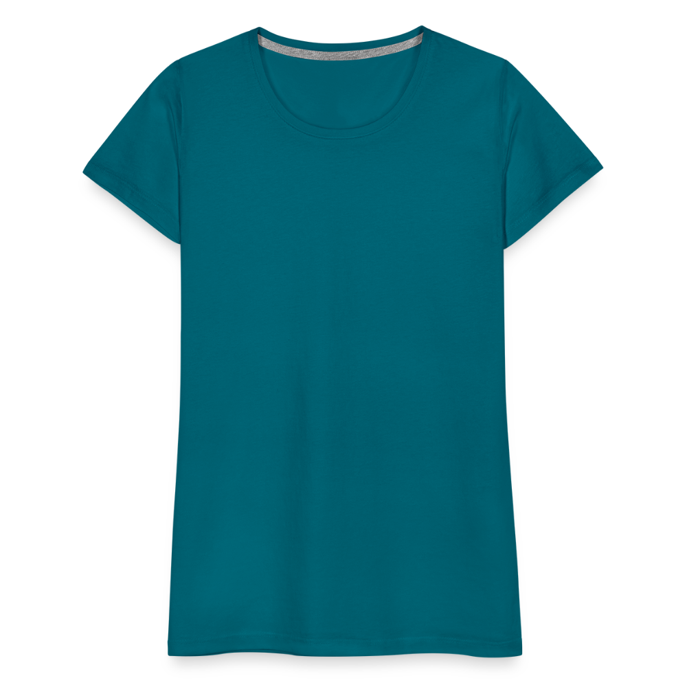 T-shirt Premium Femme - bleu diva