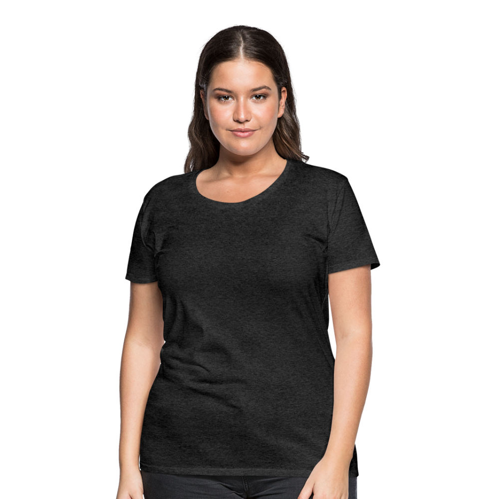 T-shirt Premium Femme - charbon