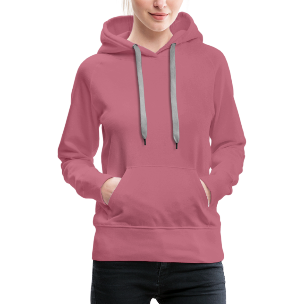 Sweat-shirt à capuche Premium pour femmes - mauve