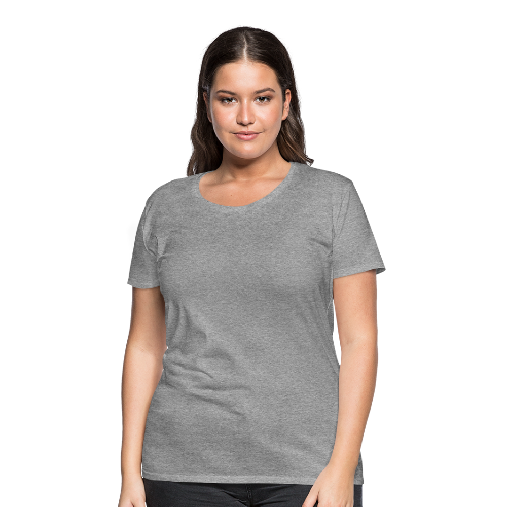 T-shirt Premium Femme - gris chiné