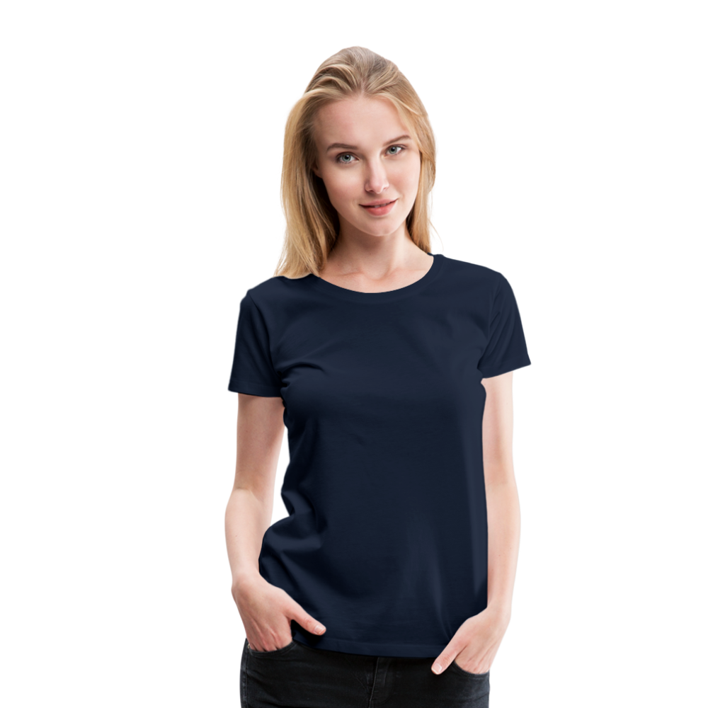 T-shirt Premium Femme - bleu marine