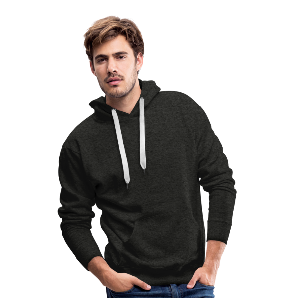 Sweat-shirt à capuche Premium pour hommes - charbon