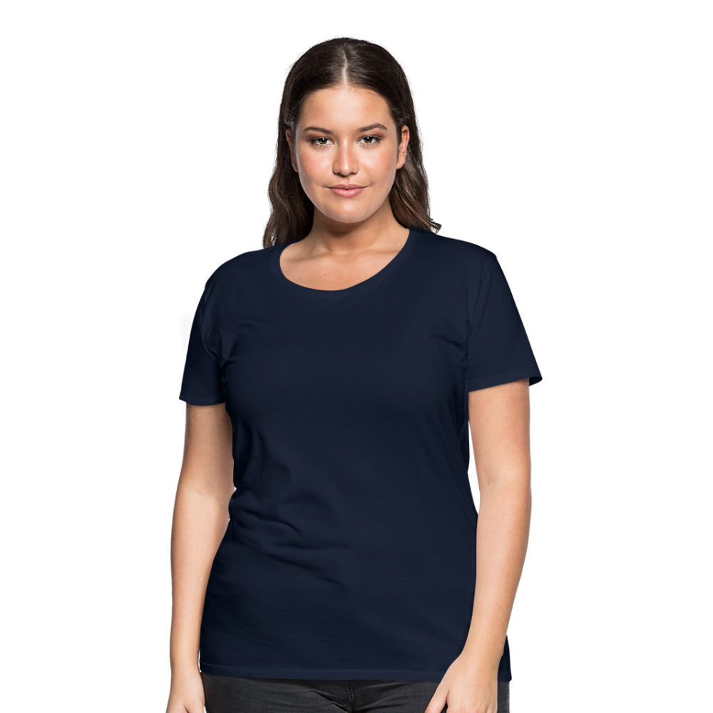 T-shirt Premium Femme - bleu marine