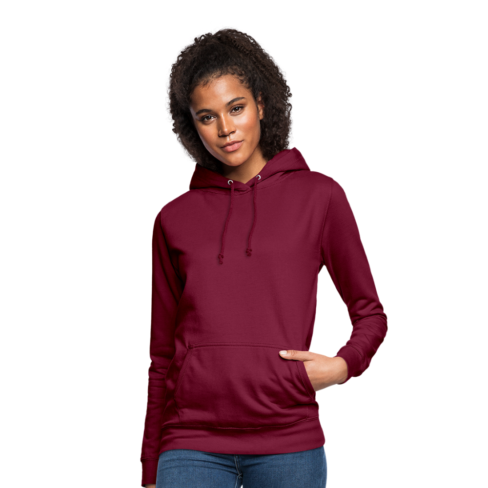 Sweat à capuche Femme - bordeaux