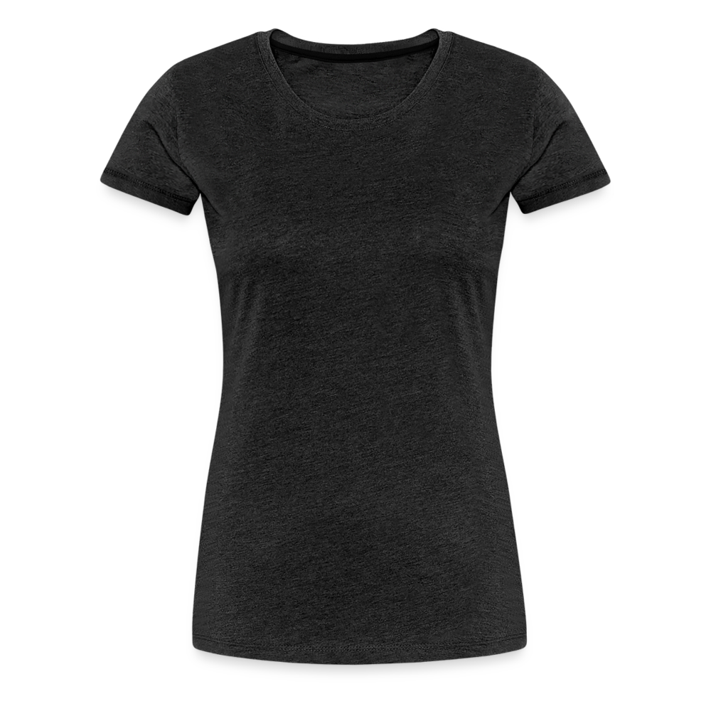 T-shirt Premium Femme - charbon