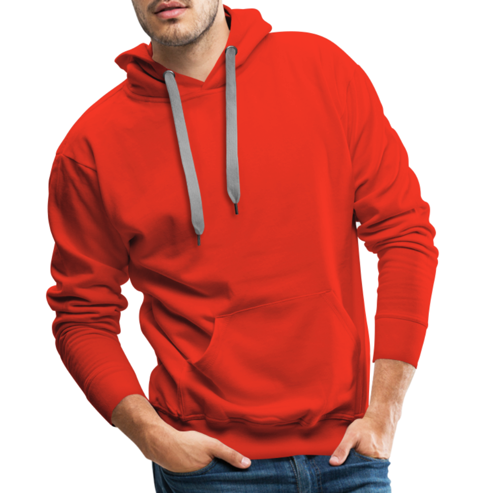 Sweat-shirt à capuche Premium pour hommes - rouge