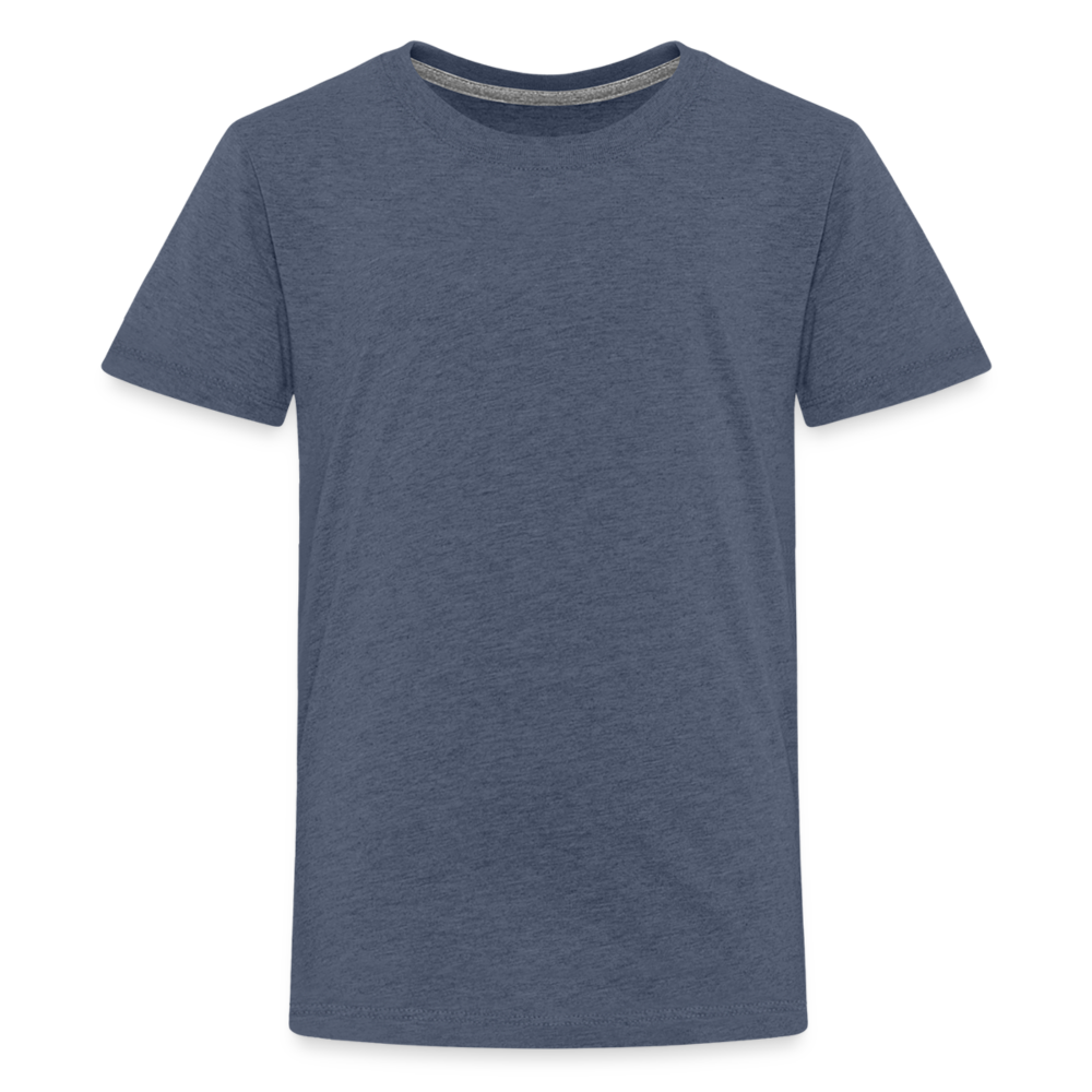 T-shirt Premium Ado - bleu chiné