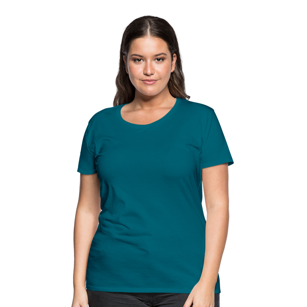 T-shirt Premium Femme - bleu diva