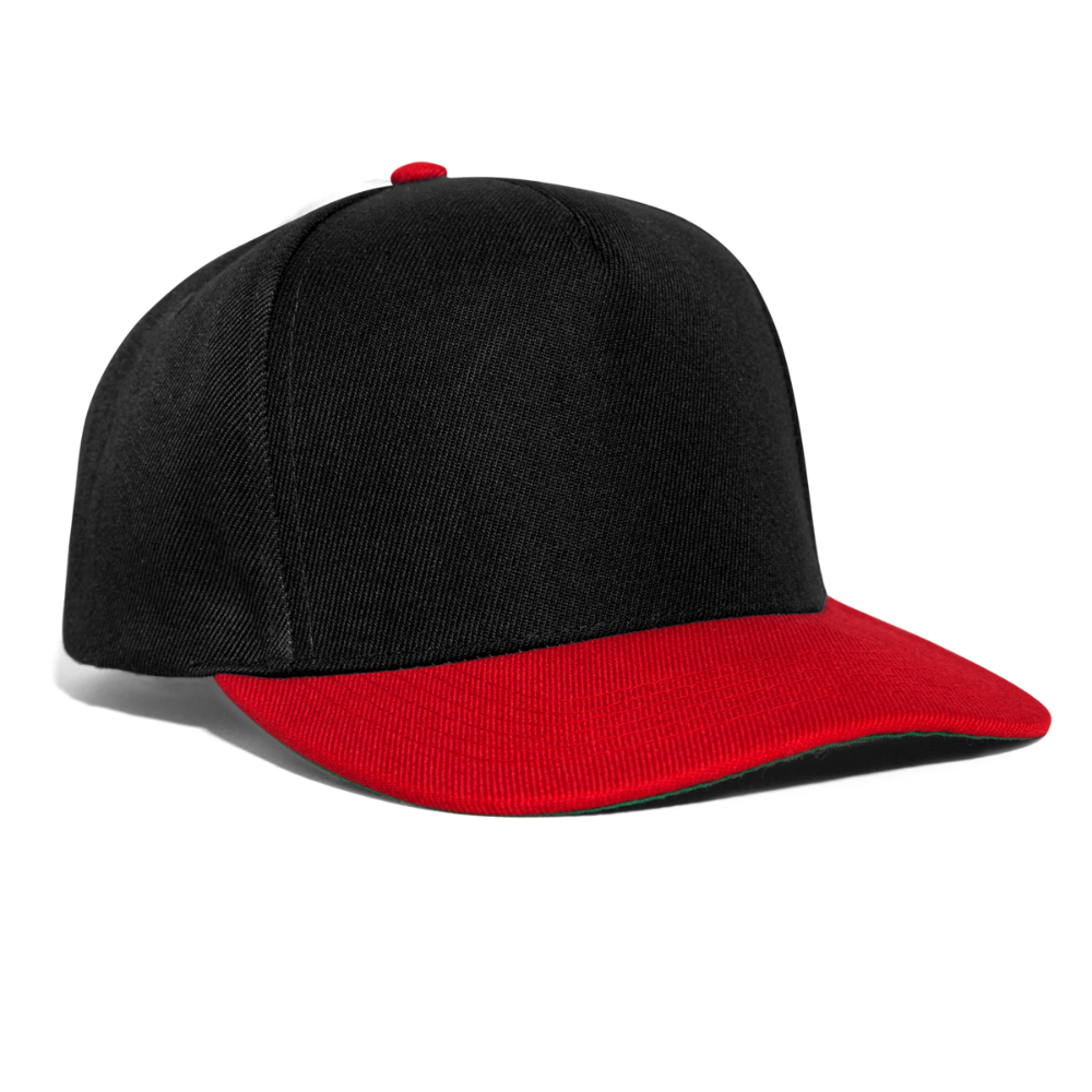 Casquette snapback - noir/rouge