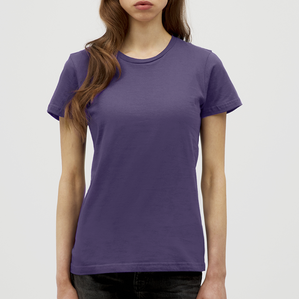 T-shirt Femme - violet foncé