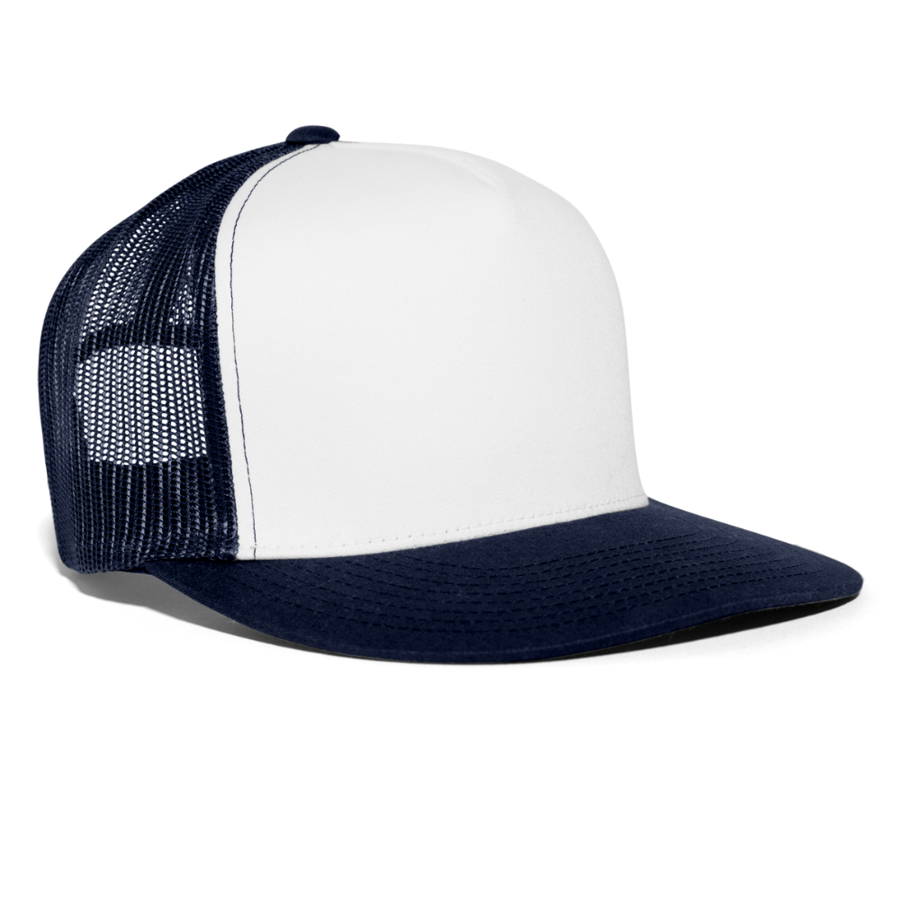 Trucker Cap - blanc/marine