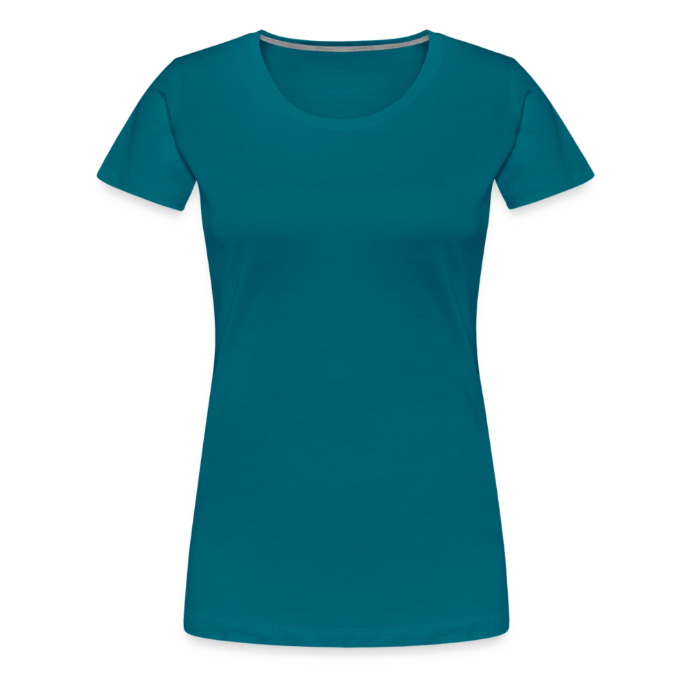 T-shirt Premium Femme - bleu diva