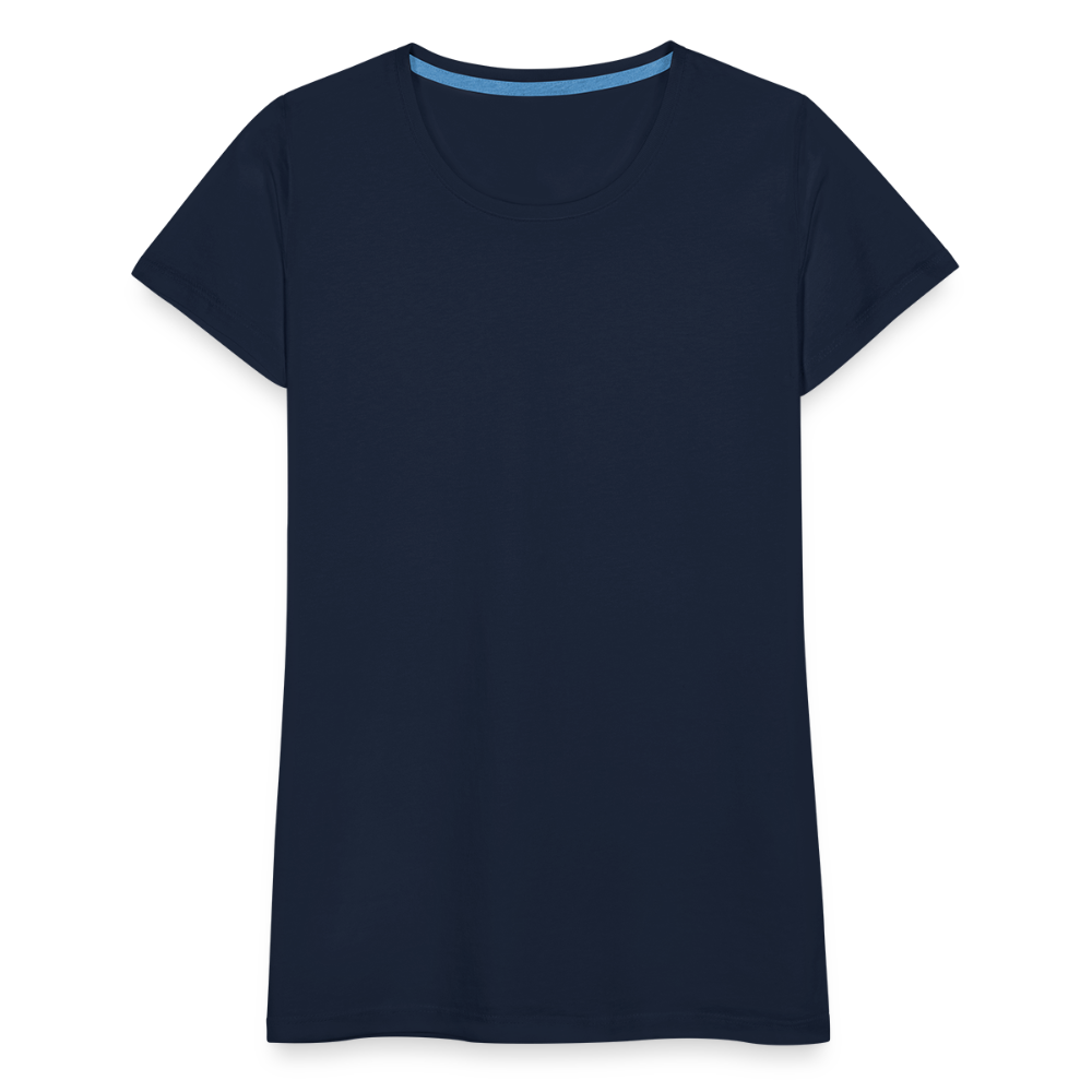 T-shirt Premium Femme - bleu marine