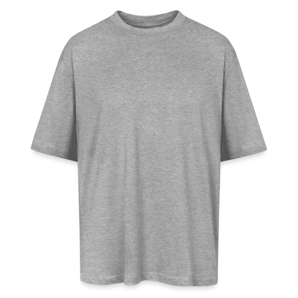 T-shirt oversize unisexe - gris chiné