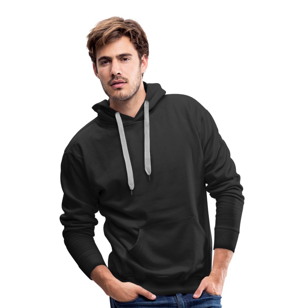 Sweat-shirt à capuche Premium pour hommes - noir