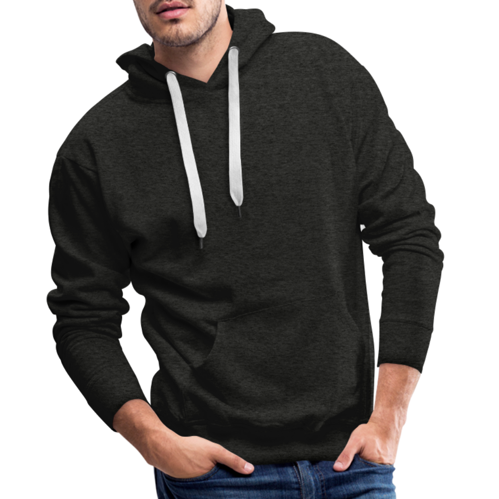 Sweat-shirt à capuche Premium pour hommes - charbon