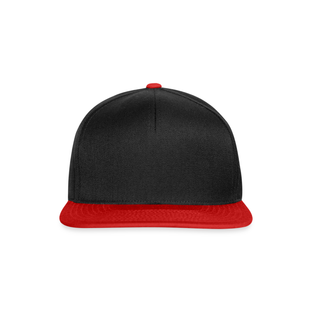 Casquette snapback - noir/rouge