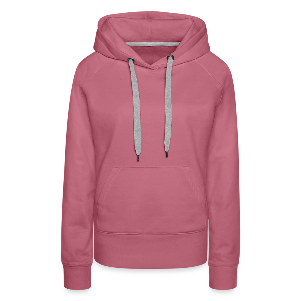 Sweat-shirt à capuche Premium pour femmes - mauve