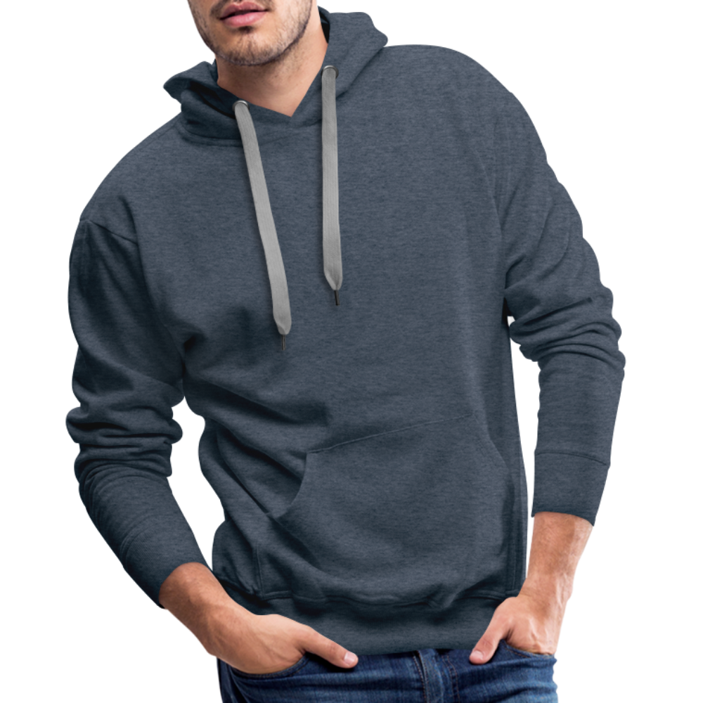 Sweat-shirt à capuche Premium pour hommes - bleu jeans