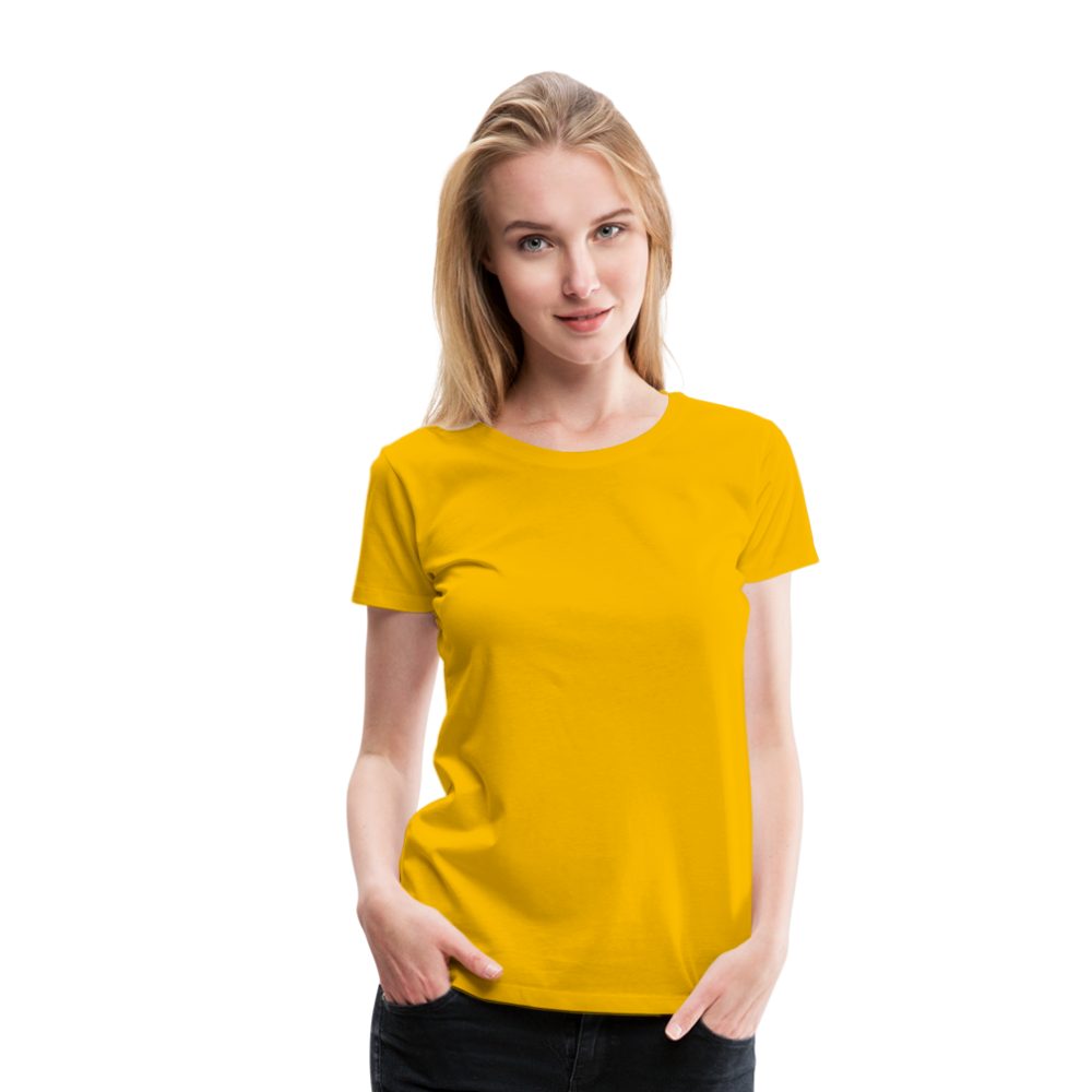 T-shirt Premium Femme - jaune soleil