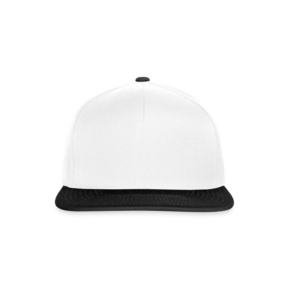 Casquette snapback - blanc/noir