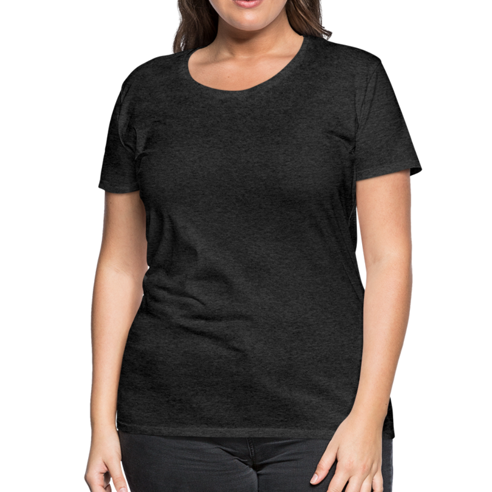 T-shirt Premium Femme - charbon