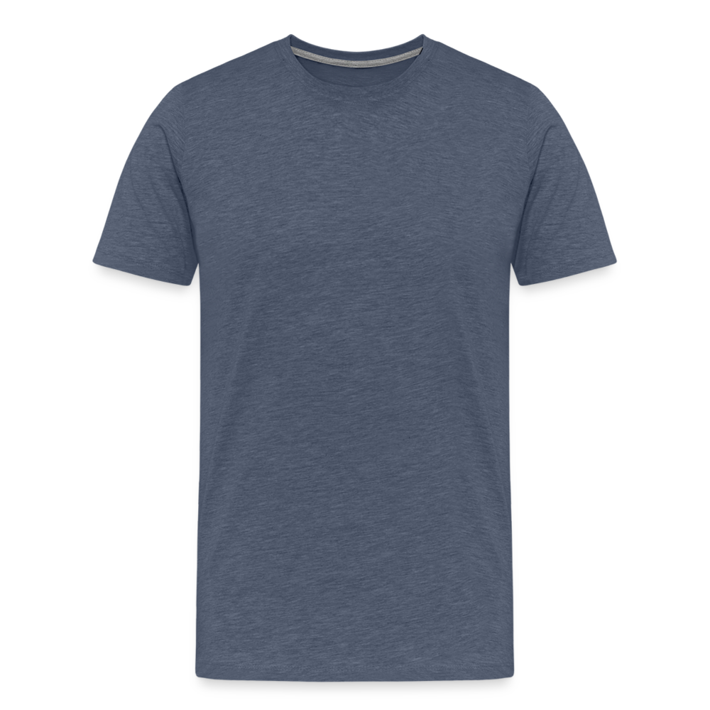 T-shirt Premium Homme - bleu chiné